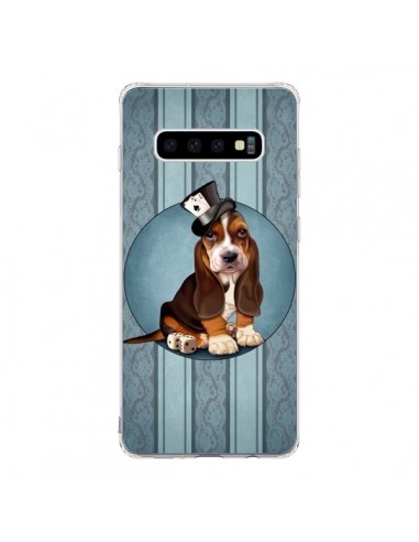 Coque Samsung S10 Chien Dog Jeu Poket Cartes - Maryline Cazenave