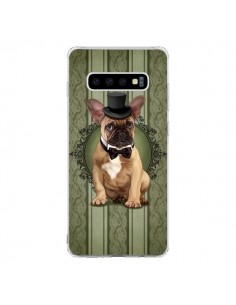 Coque Samsung S10 Chien Dog Bulldog Noeud Papillon...