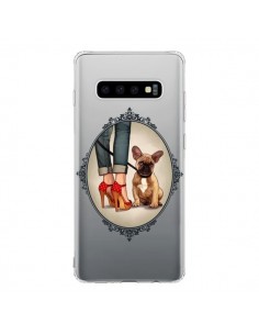 Coque Samsung S10 Lady Jambes Chien Bulldog Dog...