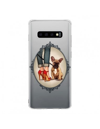Coque Samsung S10 Lady Jambes Chien Bulldog Dog Transparente - Maryline Cazenave
