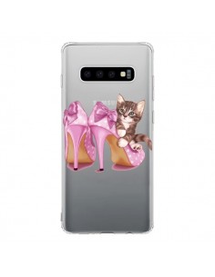 Coque Samsung S10 Chaton Chat Kitten Chaussures Shoes...