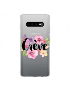 Coque Samsung S10 Crève Fleurs Transparente - Maryline...