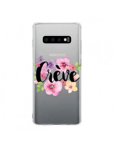 Coque Samsung S10 Crève Fleurs Transparente - Maryline Cazenave
