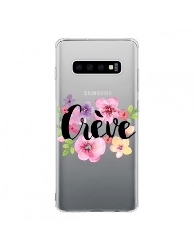 Coque Samsung S10 Crève Fleurs Transparente - Maryline Cazenave