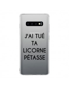 Coque Samsung S10 Tué Licorne Pétasse Transparente -...