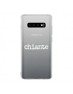 Coque Samsung S10 Chiante Blanc Transparente - Maryline...