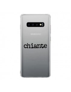 Coque Samsung S10 Chiante Noir Transparente - Maryline...