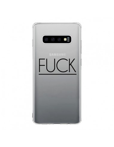 Coque Samsung S10 Fuck Transparente - Maryline Cazenave