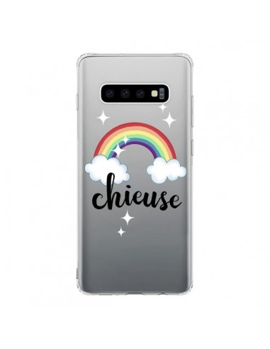 Coque Samsung S10 Chieuse Arc En Ciel Transparente - Maryline Cazenave