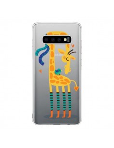 Coque Samsung S10 L'oiseau et la Girafe Amour Love...