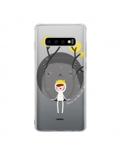 Coque Samsung S10 Monstre Princesse Transparente - Maria...