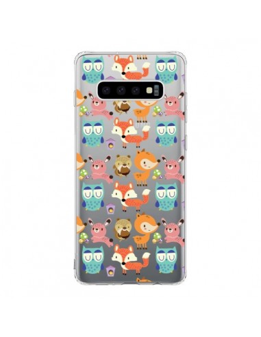 Coque Samsung S10 Renard Ecureuil Lapin Hibou Transparente - Maria Jose Da Luz