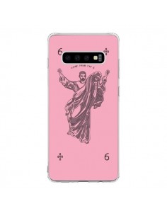 Coque Samsung S10 God Pink Drake Chanteur Jeu Cartes -...