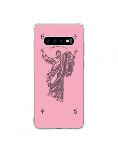 Coque Samsung S10 God Pink Drake Chanteur Jeu Cartes - Mikadololo
