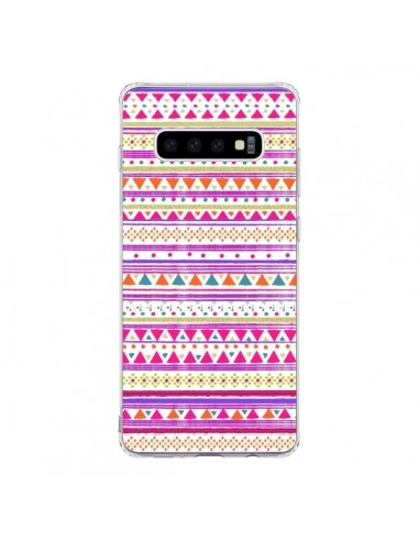 Coque Samsung S10 Bandana Rose Azteque - Monica Martinez