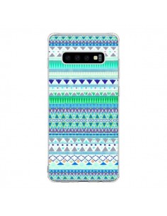 Coque Samsung S10 Chenoa Bleu Azteque - Monica Martinez
