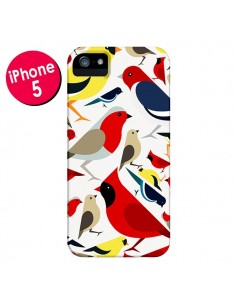 Coque Oiseaux Birds pour iPhone 5 et 5S - Eleaxart