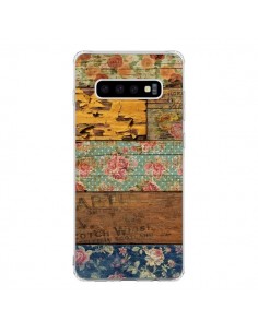 Coque Samsung S10 Barocco Style Bois - Maximilian San