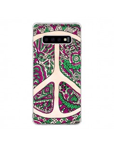 Coque Samsung S10 Peace and Love Azteque Vainilla -...