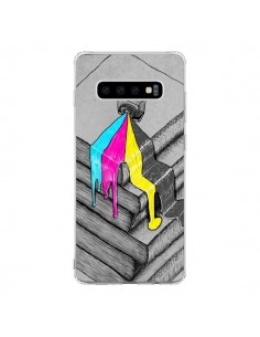 Coque Samsung S10 Appareil Photo Bleeding Words -...