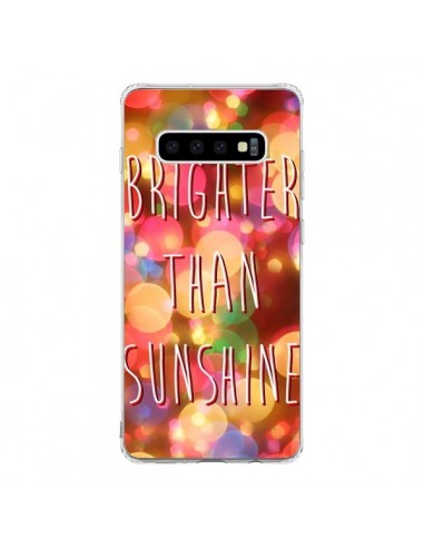 Coque Samsung S10 Brighter Than Sunshine Paillettes - Maximilian San