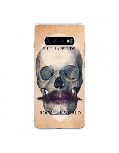 Coque Samsung S10 Rock Skull Tête de Mort - Maximilian San