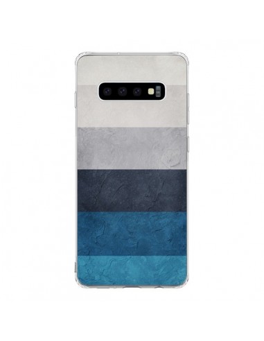 Coque Samsung S10 Bandes Horizontales Greece Hues - Maximilian San