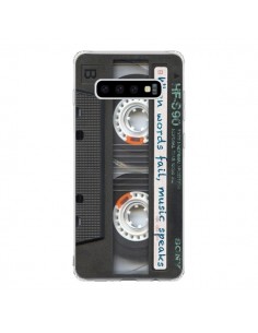 Coque Samsung S10 Cassette Words K7 - Maximilian San