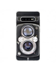 Coque Samsung S10 Vintage Camera Yashica 44 Appareil...