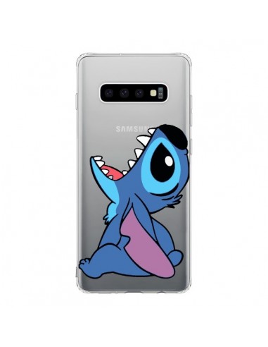 Coque Samsung S10 Stitch de Lilo et Stitch Transparente