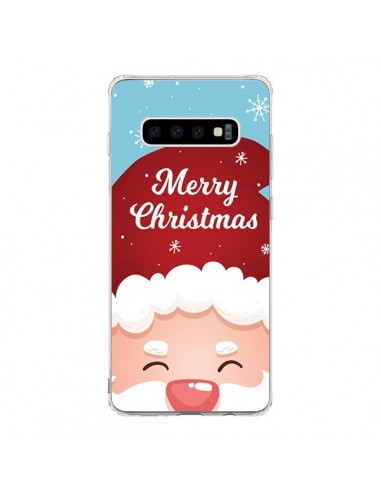 Coque Samsung S10 Bonnet du Père Noël Merry Christmas - Nico