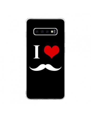 Coque Samsung S10 I Love Moustache - Nico