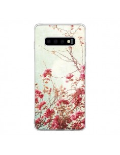 Coque Samsung S10 Fleur Vintage Rose - Nico