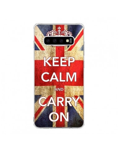 Coque Samsung S10 Keep Calm and Carry On - Nico