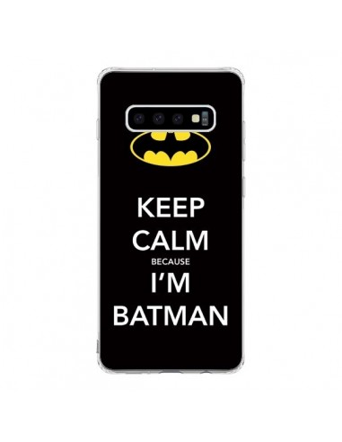 Coque Samsung S10 Keep Calm because I'm Batman - Nico