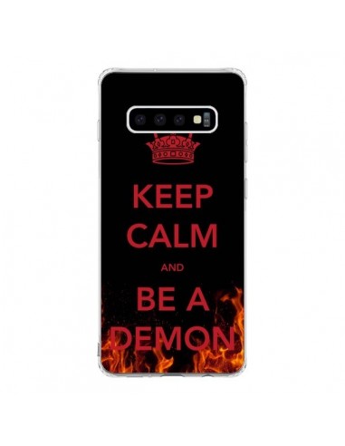 Coque Samsung S10 Keep Calm and Be A Demon - Nico