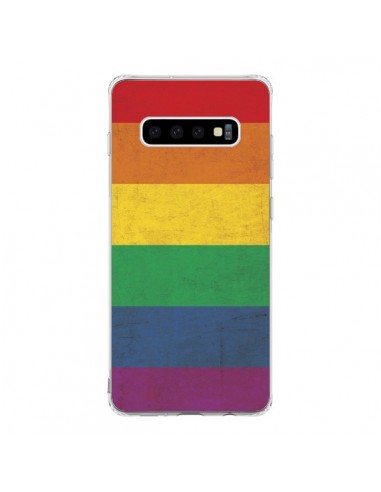 Coque Samsung S10 Drapeau Arc En Ciel Gay - Nico