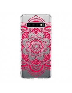 Coque Samsung S10 Mandala Rose Fushia Azteque...