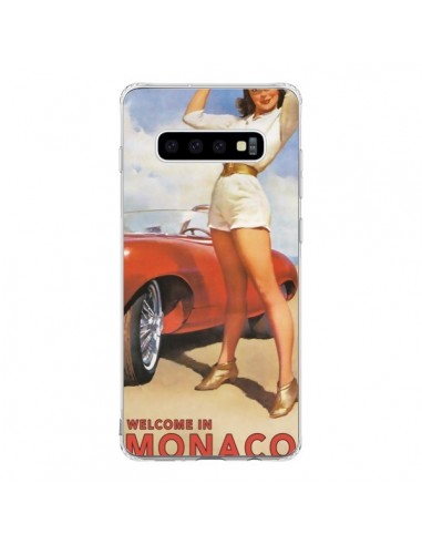 Coque Samsung S10 Welcome to Monaco Vintage Pin Up - Nico