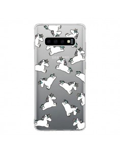 Coque Samsung S10 Licorne Crinière Transparente - Nico