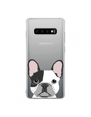 Coque Samsung S10 Bulldog Français Chien Transparente - Pet Friendly