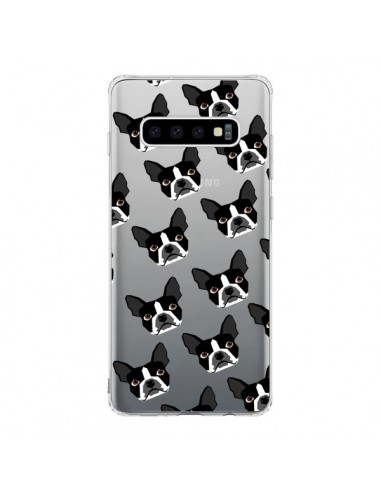 Coque Samsung S10 Chiens Boston Terrier Transparente - Pet Friendly