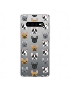 Coque Samsung S10 Chiens Bulldog Français Transparente -...