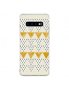 Coque Samsung S10 Triangles Or Garland Gold - Pura Vida