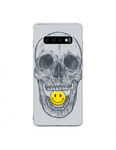 Coque Samsung S10 Smiley Face Tête de Mort - Rachel Caldwell