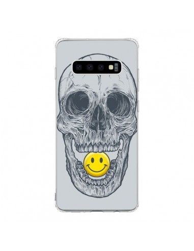 Coque Samsung S10 Smiley Face Tête de Mort - Rachel Caldwell