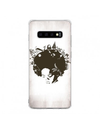 Coque Samsung S10 Childhood Garden Afro - Rachel Caldwell