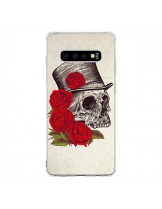 Coque Samsung S10 Gentleman Crane Tête de Mort - Rachel...