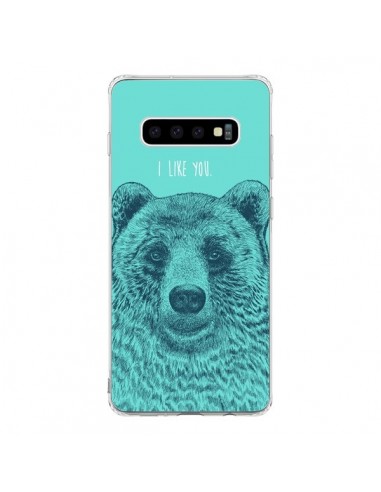 Coque Samsung S10 Bear Ours I like You - Rachel Caldwell