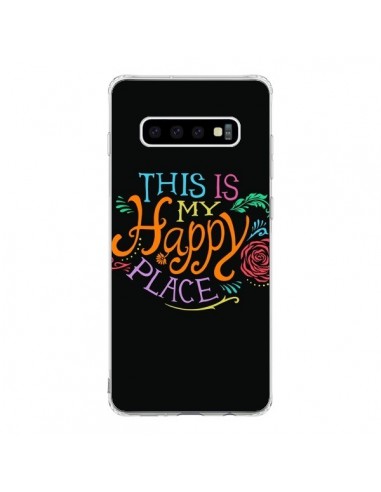Coque Samsung S10 This is my Happy Place - Rachel Caldwell